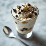 Cookie dough Greek yogurt with chocolate chips